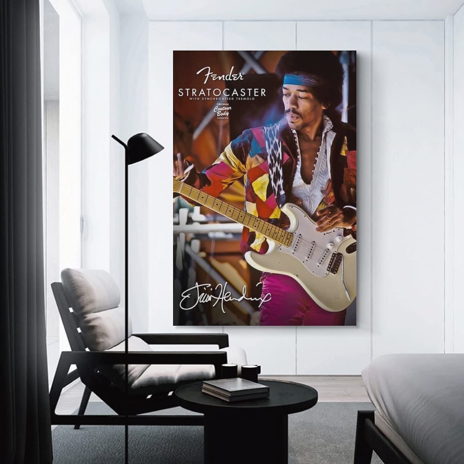 Amazon.com: Jimi Hendrix Canvas Poster Bedroom Decoration